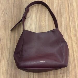 Love & Lore Burgundy Hobo Bag